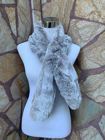 Fur scarves, fur scarf womens, rex rabbit fur scarf, fur collar